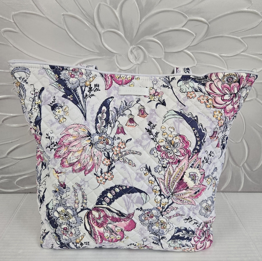 Vera Bradley Iconic Tote Bag Hummingbird Park - Picture 9 of 13